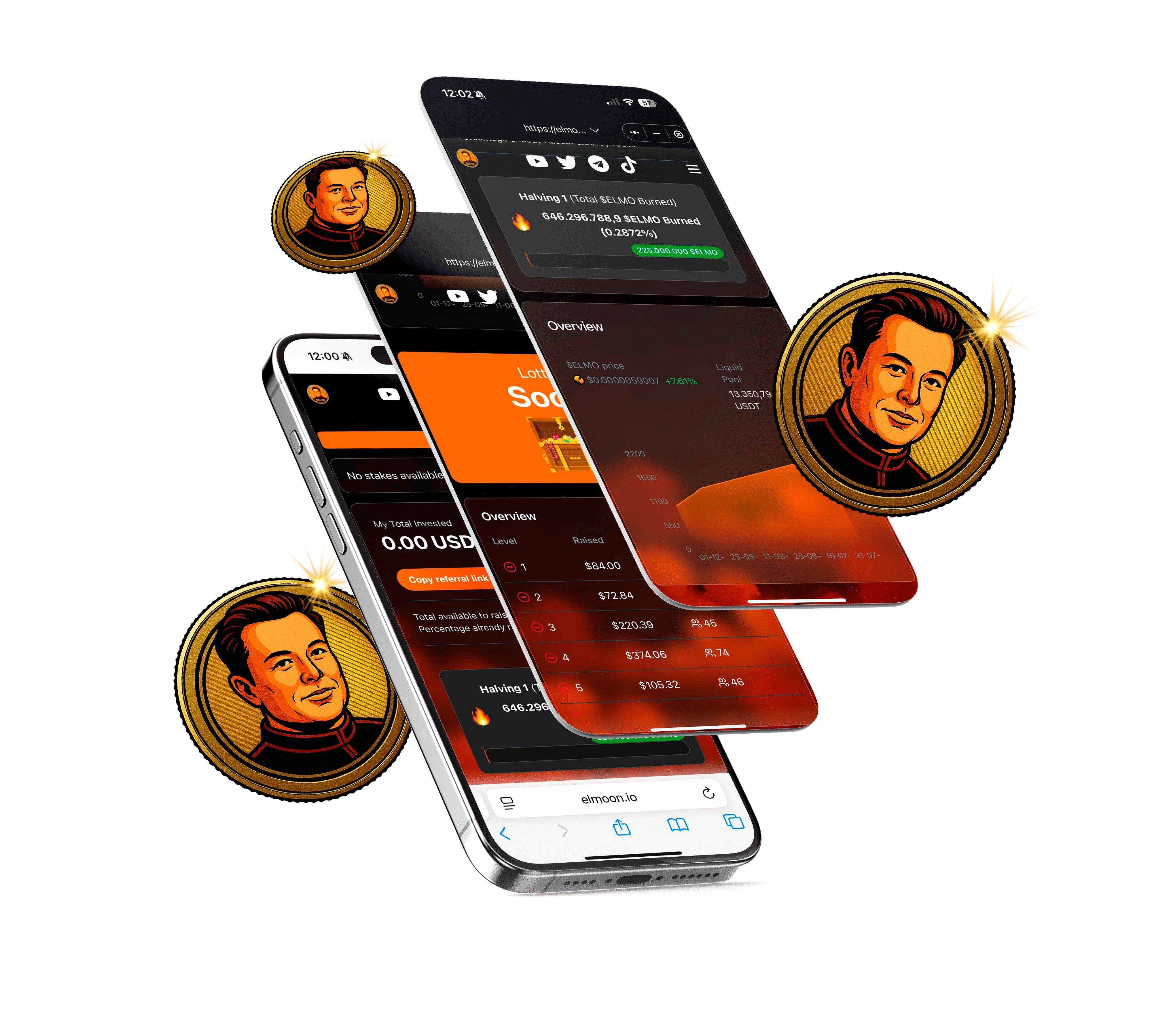 App with coins